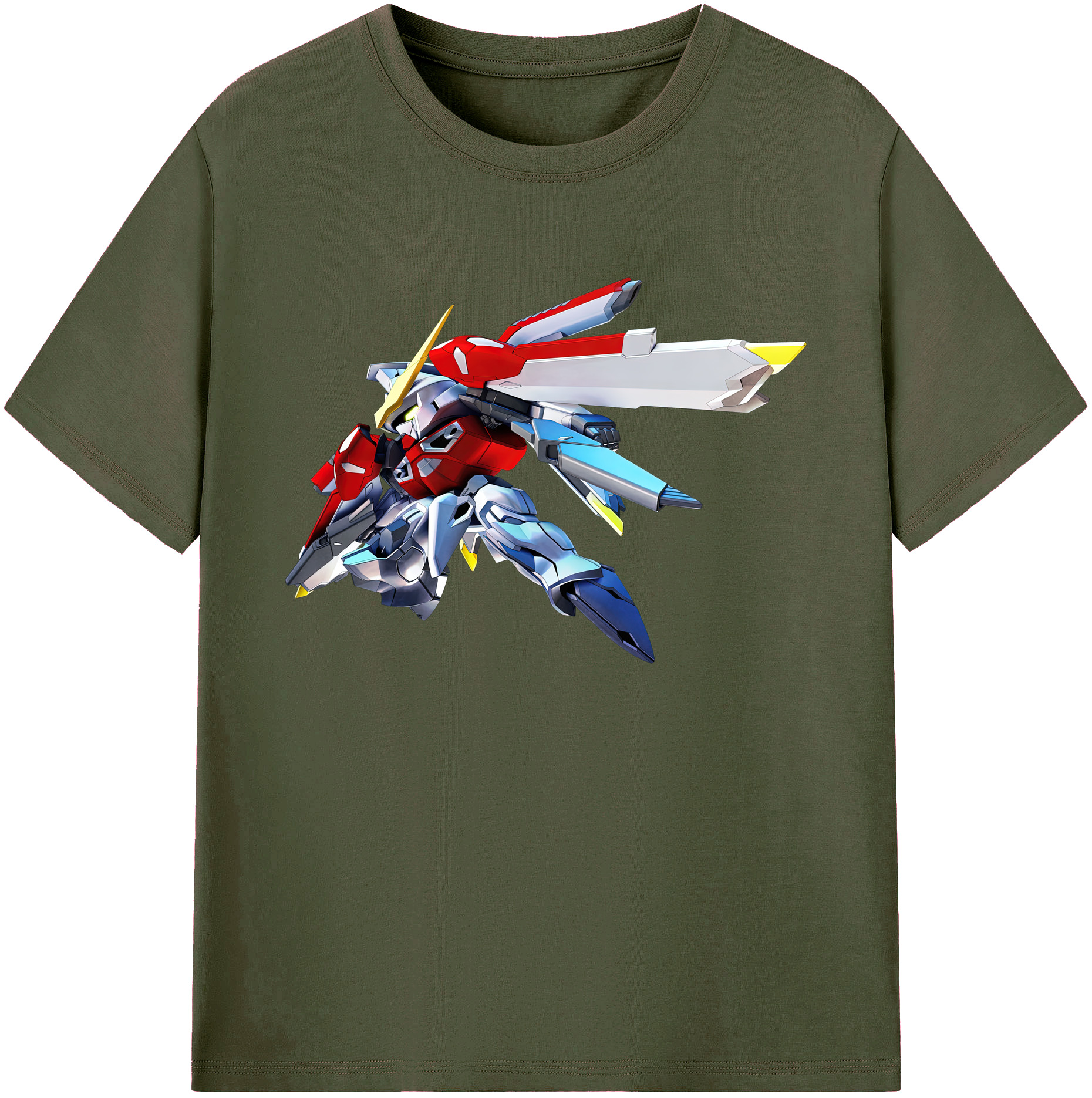 （画像用） 機動戦士ガンダム Mobile Suit Gundam 綿100％ メンズ半袖Tシャツ｜肌触りやわらか＆通気性